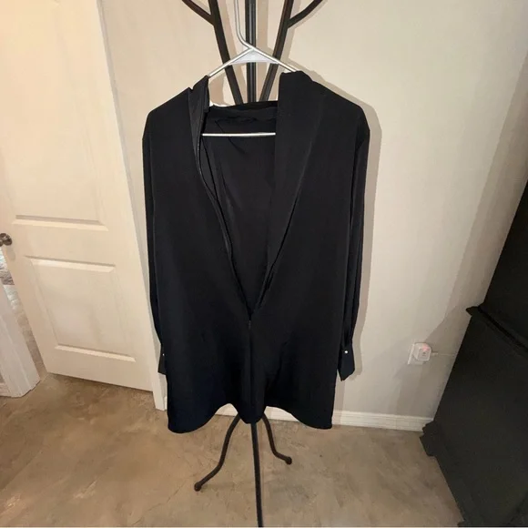 H&M Black Long-Sleeve Mini Dress Size XS - Picture 7 of 12